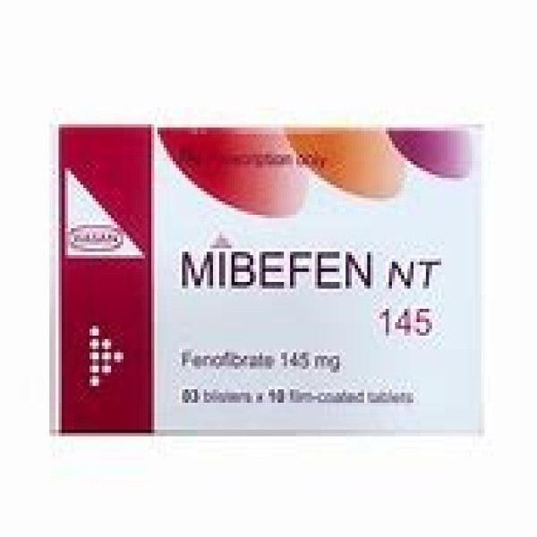 Mibefen Nt 145Mg (Fenofibrat 145Mg) _Hasan (H3 Vỉ X 10V)