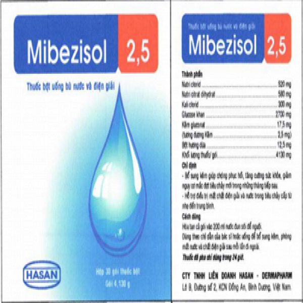 Mibezisol 2.5 Hasan (H30G4.130Gr)
