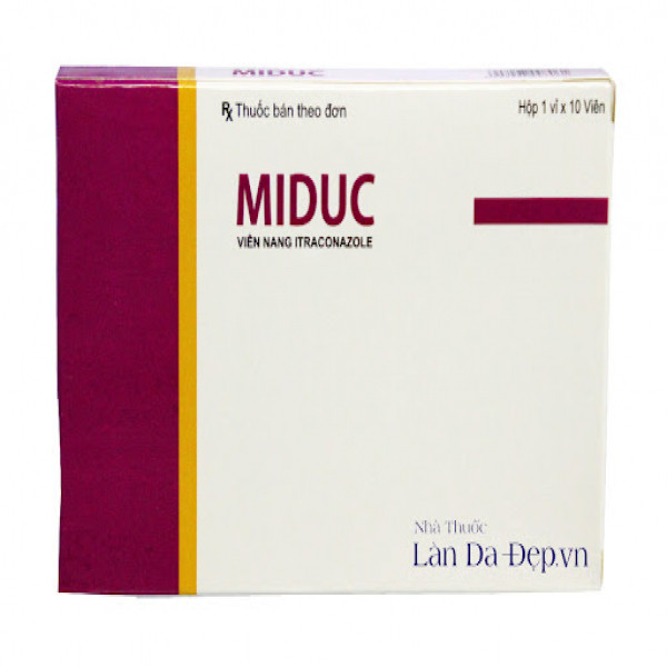 Miduc (Itraconazol) _Ấn (H1Vỉ X 10V)