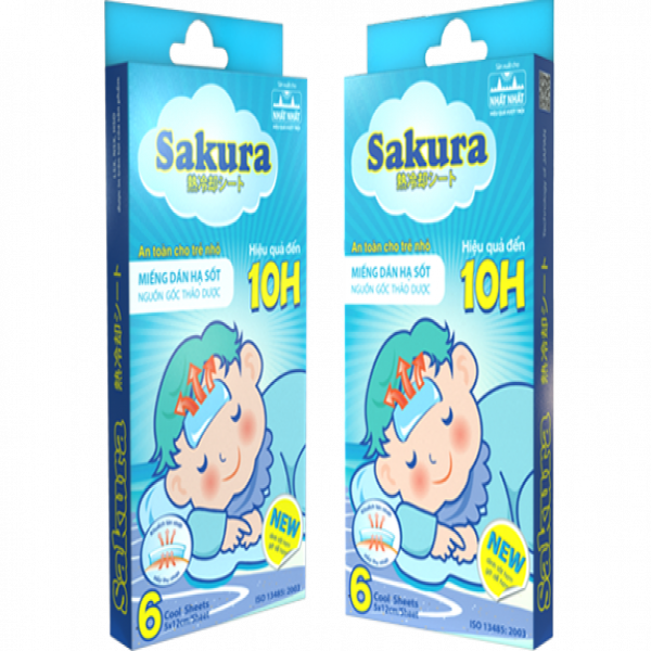 Miếng Dán Hạ Sốt Sakura Nhất Nhất (H3G2M)