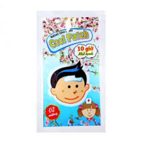 Miếng Dán Lạnh Hạ Sốt Cool Patch (Hộp 6 Miếng)