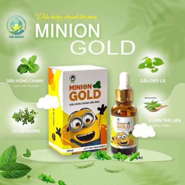 Minion Gold Dầu Húng Chanh Hàng Đắt (C30Ml)
