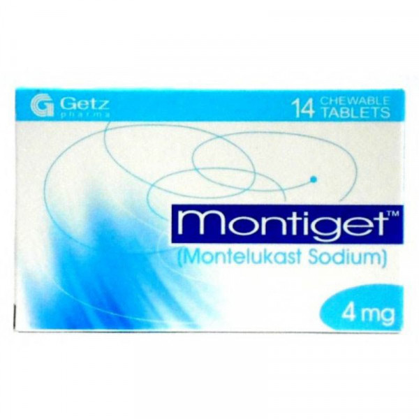 Montiget 4Mg (Montelukast ) _Getz Pharma Pakistan (H14V) Viên