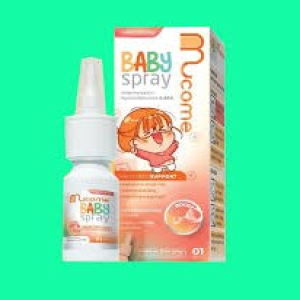 Mucome Baby Spray (Xylometazolin 0,05%) Xịt Mũi Trẻ Em _Cpc 1 Hà Nội (Lọ10Ml)