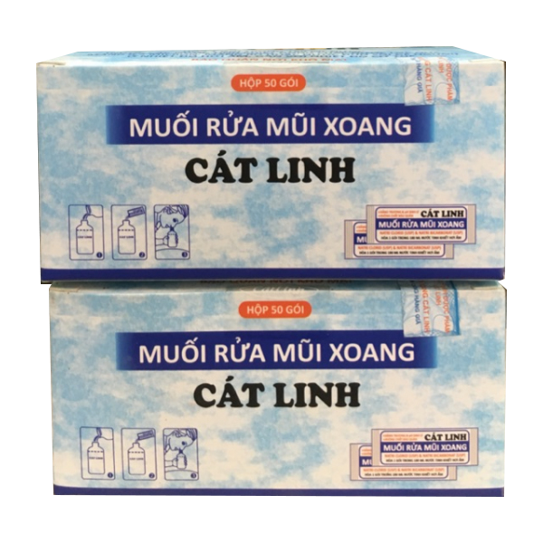 Muối Rửa Mũi Xoang Cát Linh (H30 Gói)