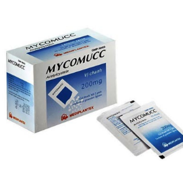 Mycomuc 200Mg (Acetylcystein) Gói _Mediplantex (H30Gói2Gr)