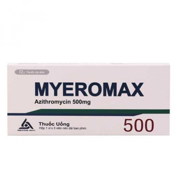 Myeromax 500Mg Hộp 3 Viên