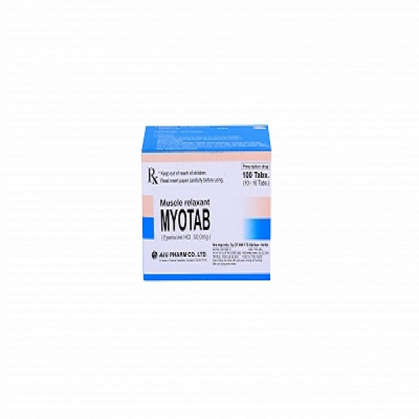 Myotab Tab Eperisone 50Mg Asia Pharma (H100V)