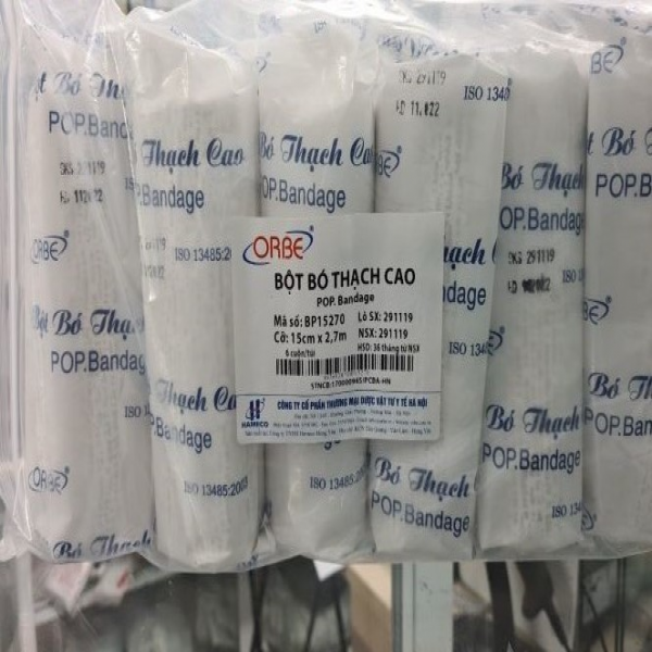 Bột Bó Thạch Cao 15Cm X 2.7M Orbe (Lốc/6 Cuộn)