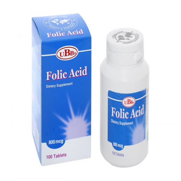 Folic Acid 800Mcg Ubb (C/100V)