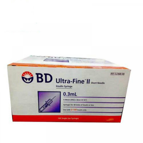 Kim Tiêm Insulin Bd Ultra-Fine Ii 0.3Ml (H/100C)