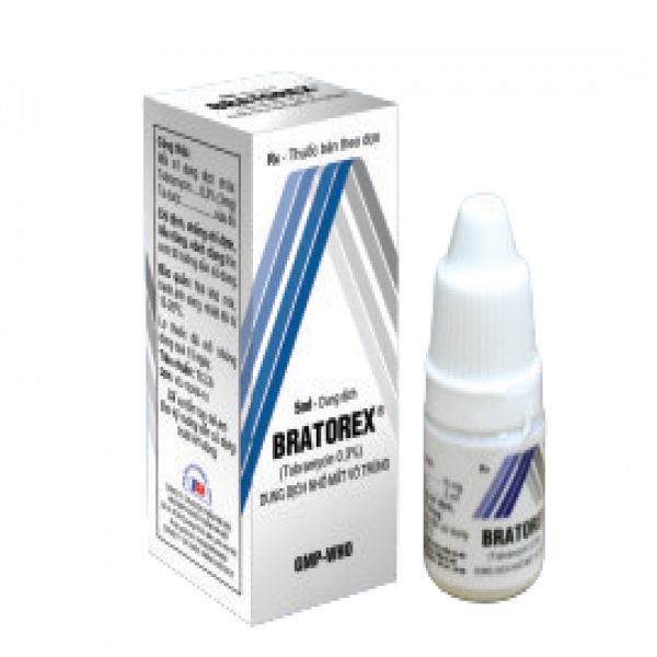Bratorex (Tobramycin 0.3%) _Hà Nội (bán Cọc/10Lọ/5Ml)