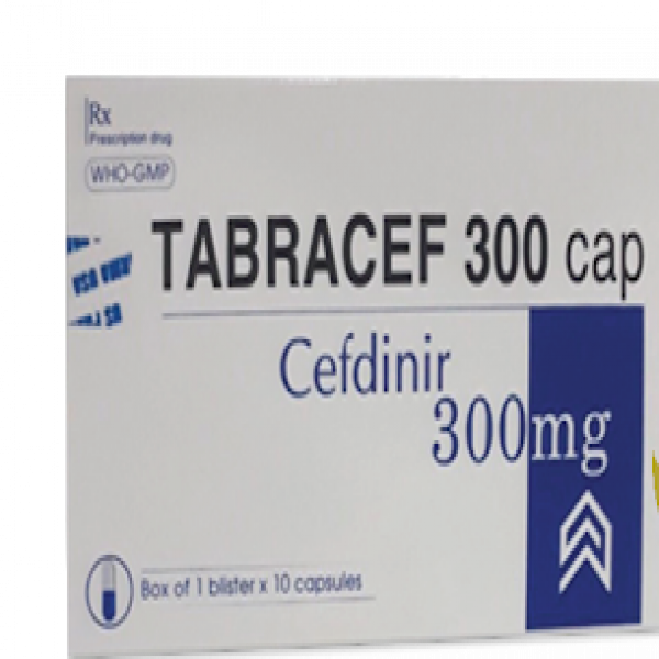 Tabracef Cap Cefdinir 300Mg Usa Pharma (H/10V)