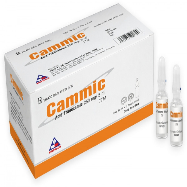 Cammic Trannexamic 250Mg/5Ml Vinphaco (H/50O/5Ml)