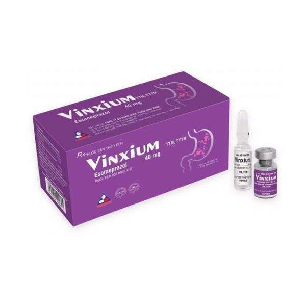 Vinxium 40Mg (Esomeprazol) Tiêm _Vĩnh Phúc (H/5Lọ)