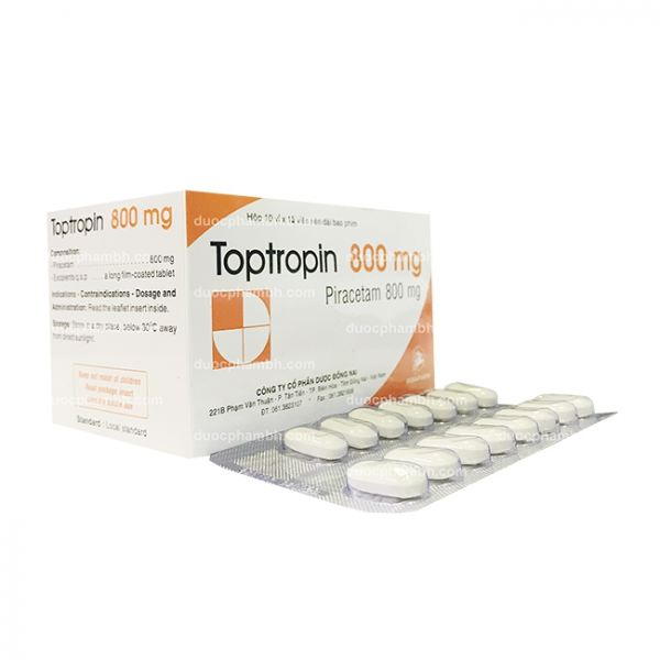 Toptropin 800Mg (Piracetam ) _Đồng Nai (H/150V)