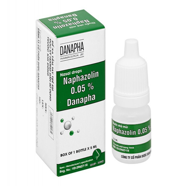 Naphazolin 5% Đà Nẵng (Cọc10L5Ml) - Rời