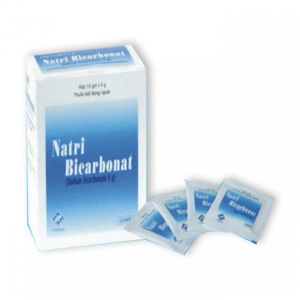Natri Bicarbonat 5G Vidipha (Hộp 10 Gói X 5Gram)