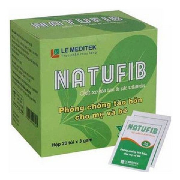Natufib Chất Xơ _Hulipha (H20Gói3Gr)