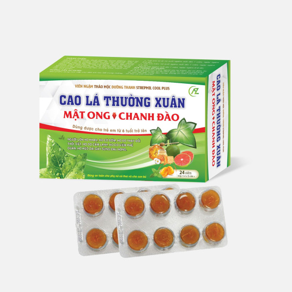 Ngậm Cao Lá Thường Xuân Mật Ong Chanh Đào _Az (H24V) K237H