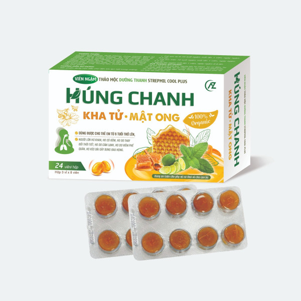 Ngậm Húng Chanh Kha Tử Mật Ong _Az (H24V) K98-