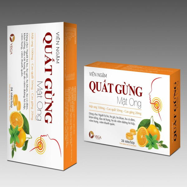 Ngậm Quất Gừng Mật Ong Vega (H24V)