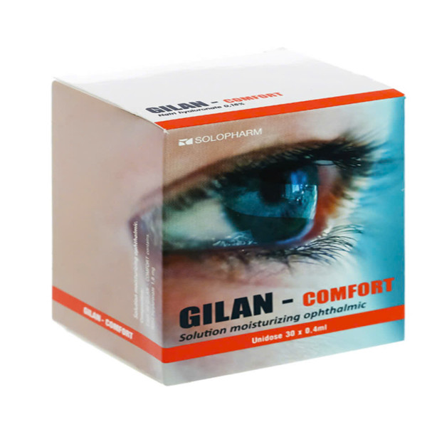 Nhỏ Mắt Gilan Comfort 0.18% 0,4Ml _Solopharm Nga (H30 Tép0.4Ml)
