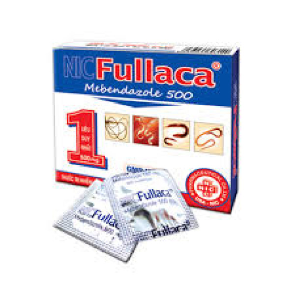 Nic Fullaca 500 (Mebendazole) _Nic (Cọc10H2V) tẩy giun