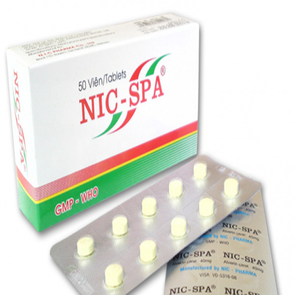 Nic - Spa 40Mg (Drotaverin 40) _Nic (H50V)