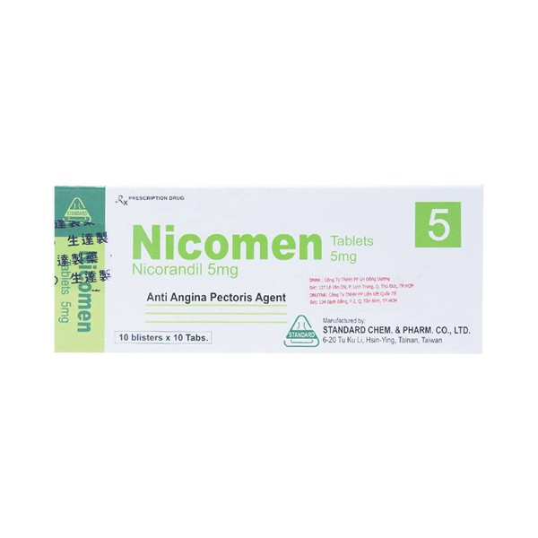Nicomen Tablets 5Mg-Standard Chem & Pharm (H100V)