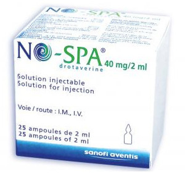 NoSpa 40Mg Sanofi (H/25 Ống/2Ml)