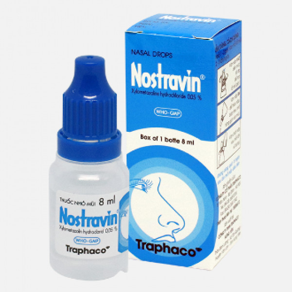 Nostravin 0,05% Traphaco (Cọc10Lọ8Ml)