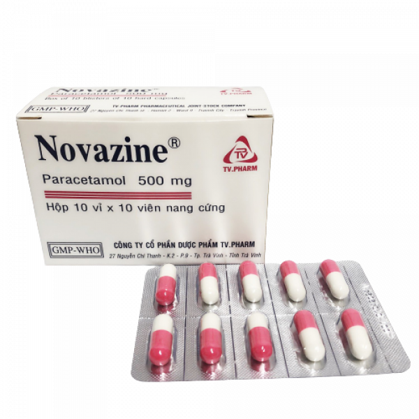 Novazine Paracetamol 500Mg Capsules Tv.pharm (H100V)