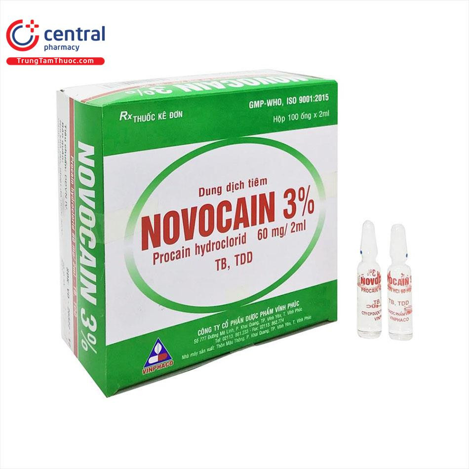 Novocain 3% Vĩnh Phúc (H/100 Ống/2Ml)