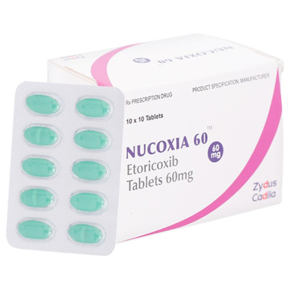 Nucoxia 60Mg (Etoricoxib) _Ấn (H10 Vỉ X 10V)