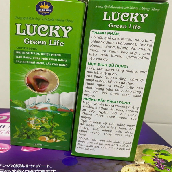 Nước Súc Miệng Thảo Dược Lucky (C250Ml)