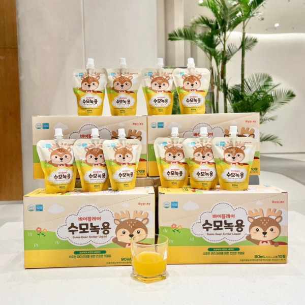 Nước Uống Nhung Hươu Non Hàn Quốc Sumo _Hươu (Thùng10 Gói80Ml)