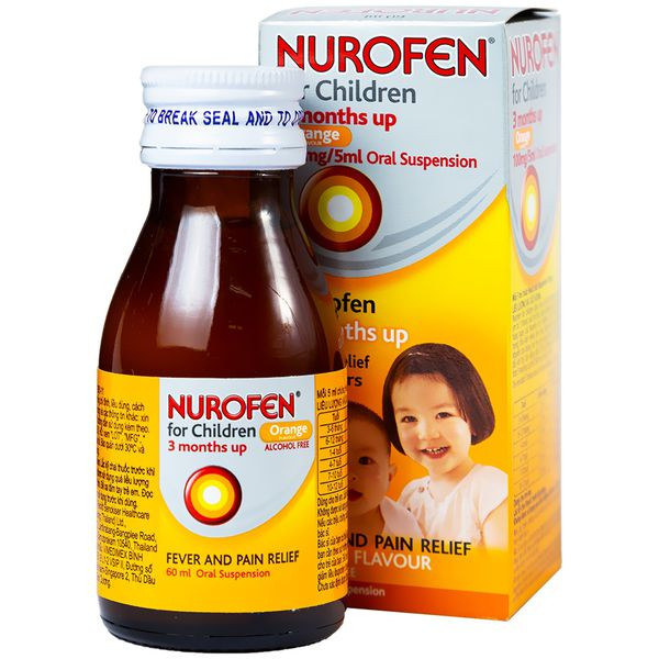 Nurofen For Children 3Months Up Orange(Lọ60Ml)