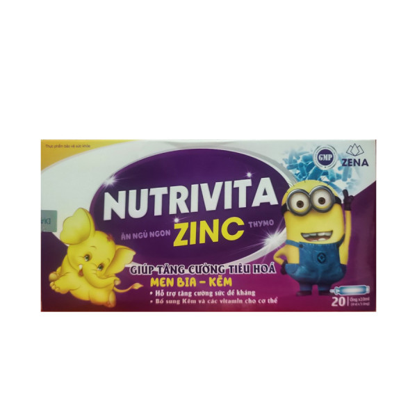 Nutrivita Zinc Kẽm Ống _ Zena (H20 Ống)