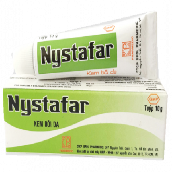 Nystafar Bôi _Pharmedic (Tuýp10G) bán cọc 10t
