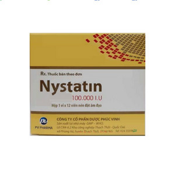Nystatin Đặt 100.000 Iu Phúc Vinh (H12V)