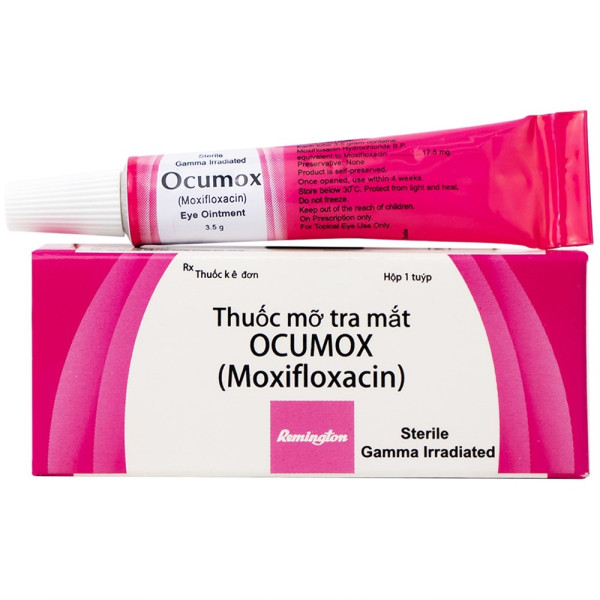 Ocumox (Moxifloxacin) Mỡ Mắt _Ấn Độ (Tuýp3,5G)