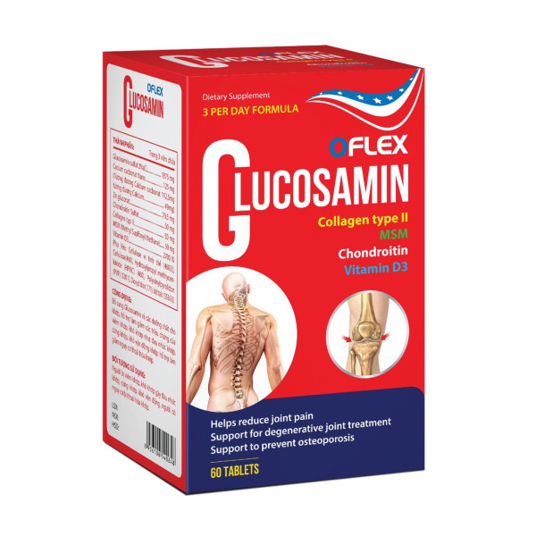 Oflex Glucosamin Đỏ _ Akophar (L60V) Kiện 60H