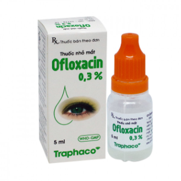 Ofloxacin 0.3% Traphaco (Lốc10C6Ml)