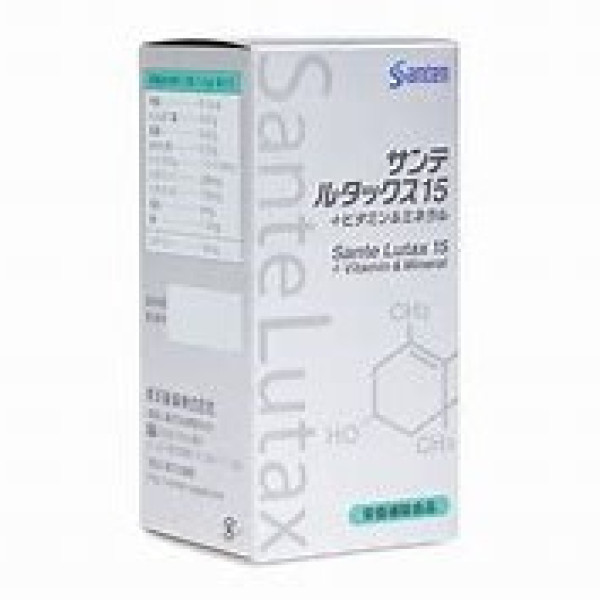 Sante Lutax 15+ Viên Bổ Mắt _Santen Nhật (H/9 Vỉ X 10V)