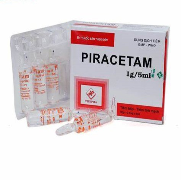 Piracetam 1G/5Ml Tiêm _Vidipha (H/10 Ống X 5Ml)