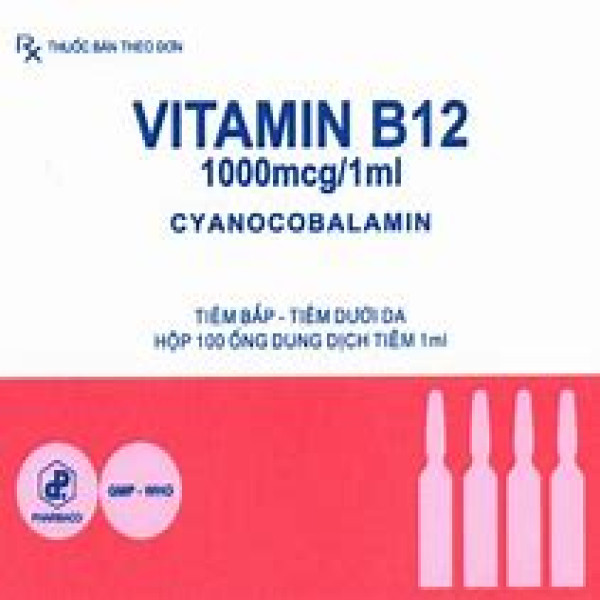 Vitamin B12 1000Mcg/1Ml Tiêm _Tw1 (Hộp/100 Ống)