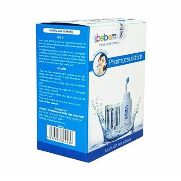 Muối Rửa Mũi Xoang Bebemarks Nasal Cleans (H/50 Gói)