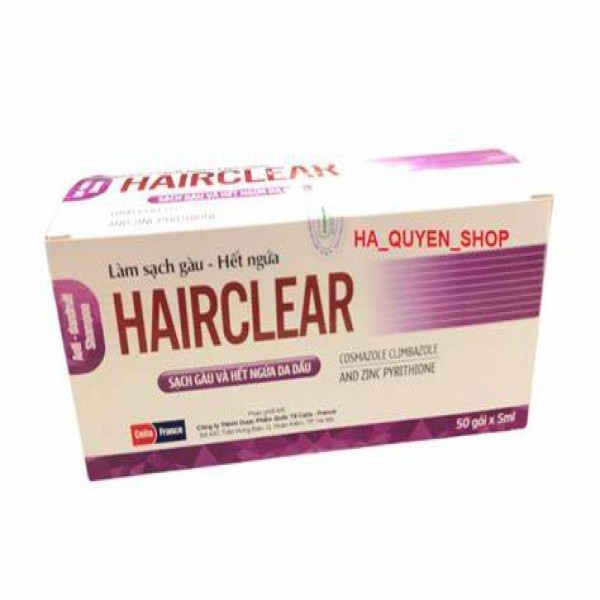 Dầu Gội Trị Gàu Hairclear _Celia (H/50Gói/6Ml)