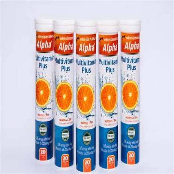 Sủi Mutivitamin Cam 4G _Alpha (Tuýp/20V)